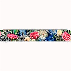 Exquisite Watercolor Flowers Small Bar Mat