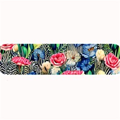 Exquisite Watercolor Flowers Large Bar Mat