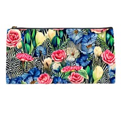 Exquisite Watercolor Flowers Pencil Case