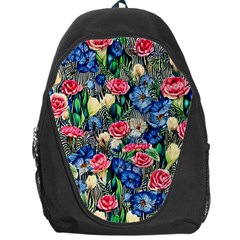 Exquisite Watercolor Flowers Backpack Bag