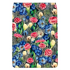 Exquisite Watercolor Flowers Removable Flap Cover (l)