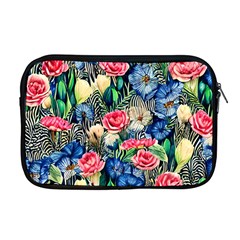 Exquisite Watercolor Flowers Apple MacBook Pro 17  Zipper Case