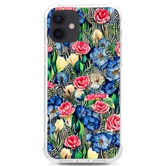 Exquisite Watercolor Flowers iPhone 12/12 Pro TPU UV Print Case