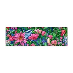 Dazzling Watercolor Flowers Sticker (bumper) by GardenOfOphir