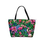 Dazzling Watercolor Flowers Classic Shoulder Handbag Front