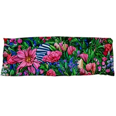 Dazzling Watercolor Flowers Body Pillow Case (dakimakura) by GardenOfOphir