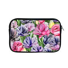 Majestic Watercolor Flowers Apple Macbook Pro 13  Zipper Case by GardenOfOphir