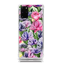 Majestic Watercolor Flowers Samsung Galaxy S20plus 6 7 Inch Tpu Uv Case by GardenOfOphir