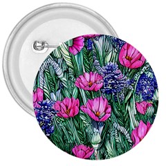 Cherished Watercolor Flowers 3  Buttons by GardenOfOphir