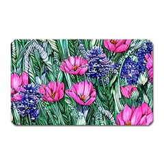 Cherished Watercolor Flowers Magnet (rectangular) by GardenOfOphir