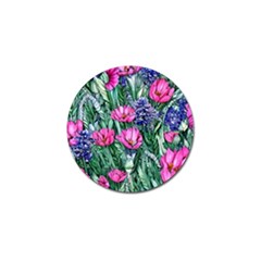 Cherished Watercolor Flowers Golf Ball Marker (10 Pack) by GardenOfOphir