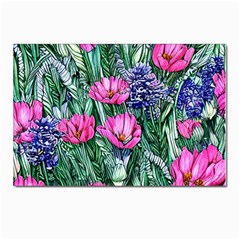 Cherished Watercolor Flowers Postcard 4 x 6  (pkg Of 10) by GardenOfOphir