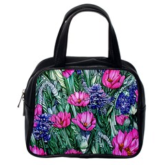 Cherished Watercolor Flowers Classic Handbag (one Side) by GardenOfOphir