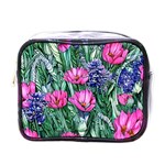 Cherished Watercolor Flowers Mini Toiletries Bag (One Side) Front