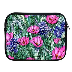 Cherished Watercolor Flowers Apple Ipad 2/3/4 Zipper Cases by GardenOfOphir