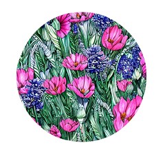 Cherished Watercolor Flowers Mini Round Pill Box (pack Of 5) by GardenOfOphir