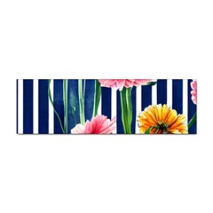 Charming And Cheerful Watercolor Flowers Sticker Bumper (100 pack)