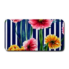 Charming And Cheerful Watercolor Flowers Medium Bar Mat