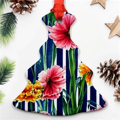 Charming And Cheerful Watercolor Flowers Ornament (Christmas Tree) 