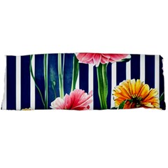 Charming And Cheerful Watercolor Flowers Body Pillow Case (Dakimakura)