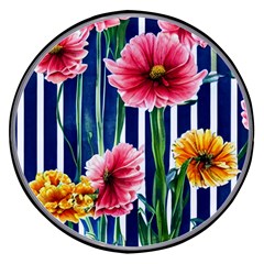 Charming And Cheerful Watercolor Flowers Wireless Fast Charger(black) by GardenOfOphir