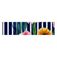 Charming And Cheerful Watercolor Flowers Banner and Sign 4  x 1 