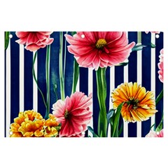 Charming And Cheerful Watercolor Flowers Banner and Sign 6  x 4 