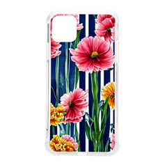 Charming And Cheerful Watercolor Flowers iPhone 11 Pro Max 6.5 Inch TPU UV Print Case