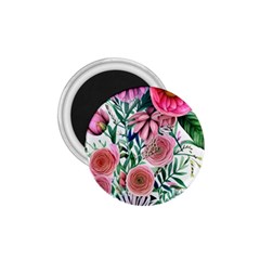 Captivating And Celestial Watercolor Flowers 1 75  Magnets by GardenOfOphir