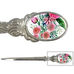 Captivating And Celestial Watercolor Flowers Letter Opener by GardenOfOphir