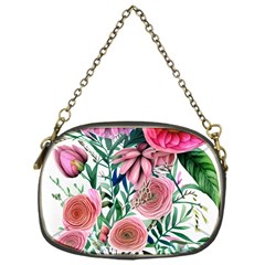 Captivating And Celestial Watercolor Flowers Chain Purse (one Side) by GardenOfOphir