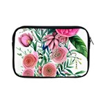 Captivating And Celestial Watercolor Flowers Apple iPad Mini Zipper Cases Front