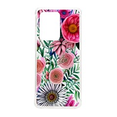 Captivating And Celestial Watercolor Flowers Samsung Galaxy S20 Ultra 6 9 Inch Tpu Uv Case by GardenOfOphir