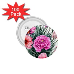 Color-infused Watercolor Flowers 1 75  Buttons (100 Pack)  by GardenOfOphir