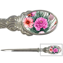 Color-infused Watercolor Flowers Letter Opener by GardenOfOphir