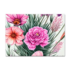 Color-infused Watercolor Flowers Sticker A4 (100 Pack) by GardenOfOphir