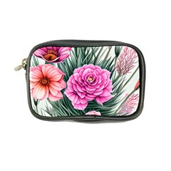 Color-infused Watercolor Flowers Coin Purse by GardenOfOphir