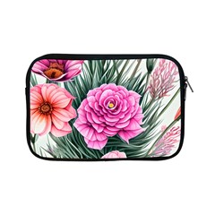 Color-infused Watercolor Flowers Apple Ipad Mini Zipper Cases by GardenOfOphir