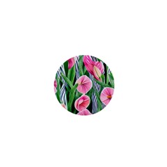 Classy Watercolor Flowers 1  Mini Magnets by GardenOfOphir