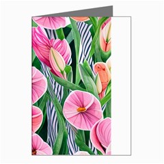 Classy Watercolor Flowers Greeting Cards (pkg Of 8) by GardenOfOphir