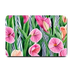 Classy Watercolor Flowers Small Doormat by GardenOfOphir