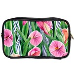 Classy Watercolor Flowers Toiletries Bag (Two Sides) Front