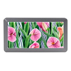 Classy Watercolor Flowers Memory Card Reader (mini) by GardenOfOphir