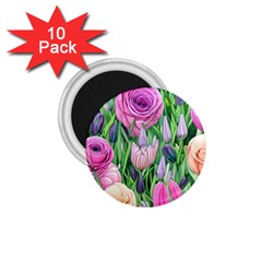 Classic Watercolor Flowers 1 75  Magnets (10 Pack)  by GardenOfOphir