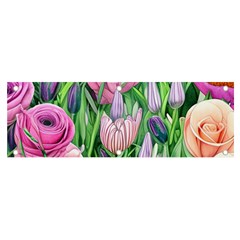 Classic Watercolor Flowers Banner And Sign 6  X 2 