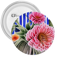 Choice Watercolor Flowers 3  Buttons by GardenOfOphir