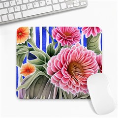 Choice Watercolor Flowers Large Mousepad by GardenOfOphir