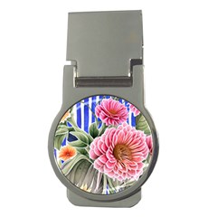 Choice Watercolor Flowers Money Clips (round)  by GardenOfOphir