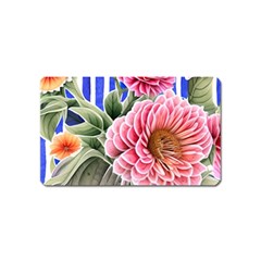 Choice Watercolor Flowers Magnet (name Card) by GardenOfOphir