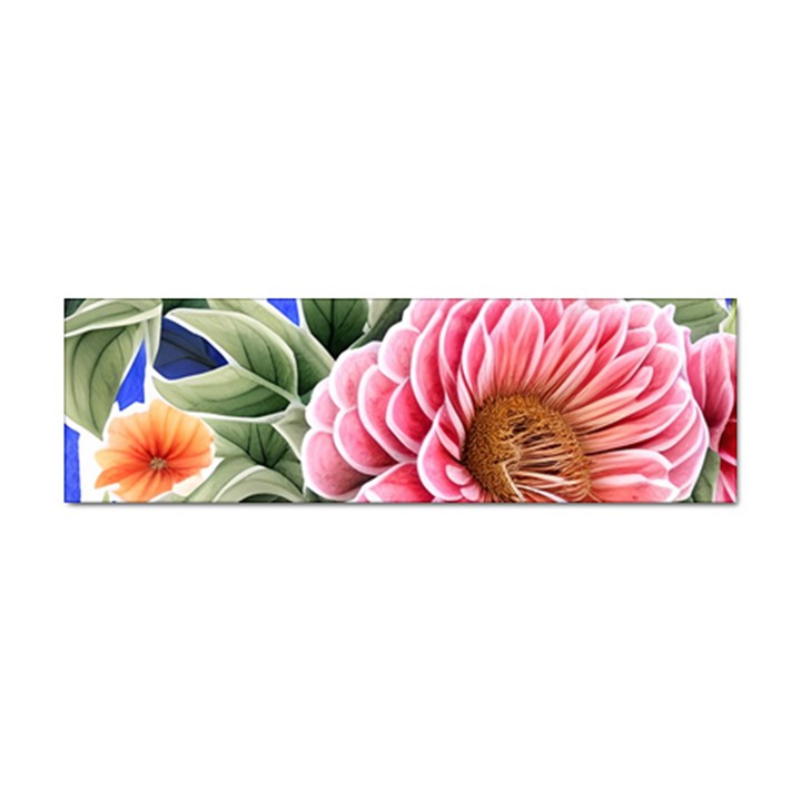 Choice Watercolor Flowers Sticker Bumper (100 pack)